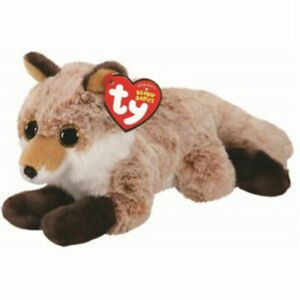 Obesek TY, lisica, pliš, Beanie Babies Frederick, 15 cm