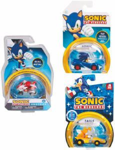 Igrača Sonic, vozilo z vrtljivimi kolesi, 1:64