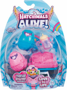 Igrača Hatchimals Alive, lačna dvojčka, igralni set