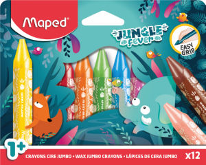 Barvice voščene Maped, Jungle Fever, 12/1