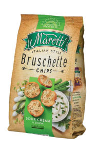 Bruschette Maretti, kisla smetana&čebula, 150 g