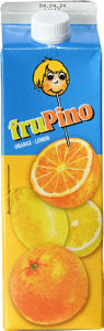 Pijača Frupino, pomaranča, limona, 1 l