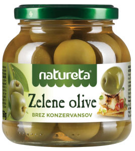 Zelene olive Natureta, 290 g