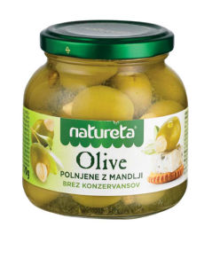 Olive Natureta, polnjene z mandeljni, 290 g