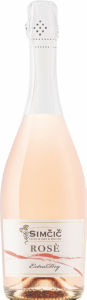 Vino peneče Simčič, Rose, alk.11,5 vol%, 0,75 l