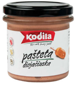 Pašteta Kodila, divjačinska, 150 g