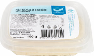 Namaz ribji, iz bele ribe, 100 g