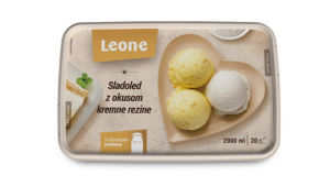 Sladoled Leone Tub, kremna rezina, 2 l