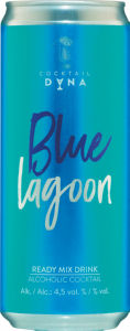 Pijača Cocktail, Blue Lagoon, alk. 4,5 vol%, 330 ml