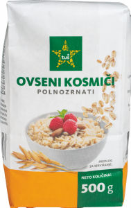 Kosmiči Tuš, ovseni, polnozrnati, 500 g