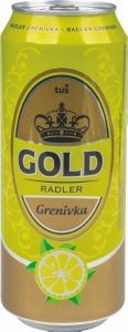 Radler Tuš, grenivka, alk.2,5 vol%, pločevinka, 0,5 l