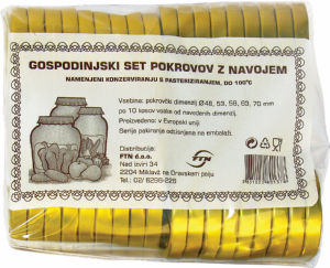 Pokrovi z navojem, 50/1