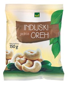 Indijski oreščki Tuš, 150 g