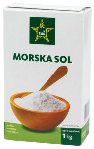 Sol Tuš morska, jodirana, 1 kg