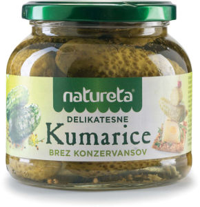 Kumarice delikatesne Natureta, 530 g