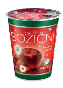 Jogurt božični, 180 g