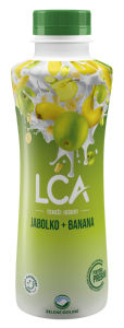 Jogurt LCA, tek., banana, jabol., 1,1 % m.m., 500 g