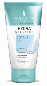 Gel za čiščenje obraza Afrodita, Clean Phase Hydra, 150 ml