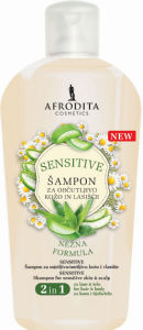 Šampon za lase in telo Afrodita, Sensitive, 1 l