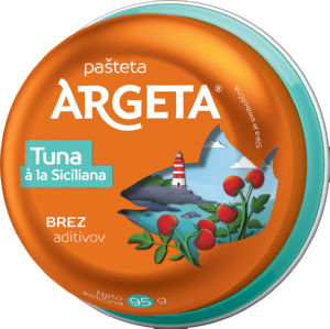 Pašteta Argeta, tunina, siciliana, 95 g