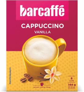 Napitek Barcaffe, Cappuccino, vanilija, 144 g