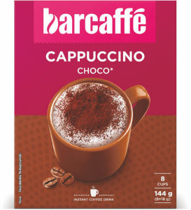 Napitek Barcaffe, Cappucino, chocolate, 144 g