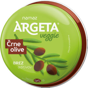 Namaz Argeta, zelenjavni, črne olive, 95 g