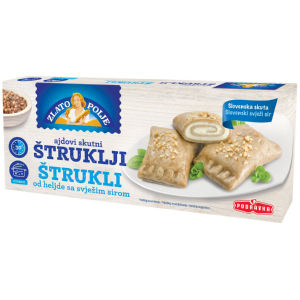 Štruklji Zlato polje, ajdovi, skutni, 400 g