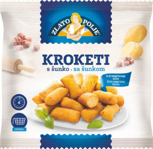 Kroketi Žito, s šunko, zamrznjeno, 350 g