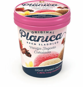 Sladoled Planica, Original, Light, 400 ml