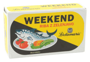 Riba Delamaris z zelenjavo, Weekend, 125 g
