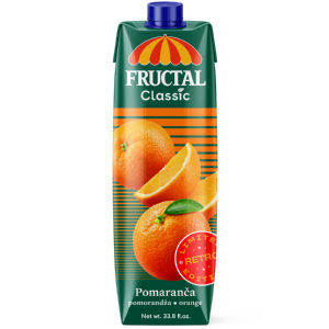 Nektar Fructal, pomaranča, 1 l