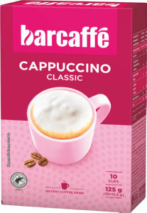 Napitek Barcaffe, Cappuccino, classic, 125 g