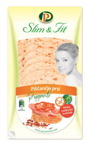 Narezek Slim & Fit, piščančje prsi , s Pepperito, 100 g
