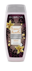 Oljni gel za prhanje Subrina, Sensual Vanilla, 250 ml