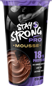 Desert Stay Strong Pro, Mousse, z okusom kakava, 165 g