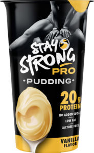 Puding Stay Strong Pro, z okusom vanillje, 200 g