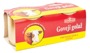 Golaž Podravka goveji, duo pack, 2 x 200 g