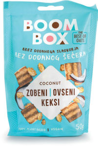 Keksi Boom Box ovseni, kokos, 50 g