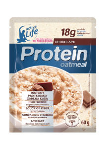 Kaša Active Life ovsena, s proteini, čokolada, 60 g