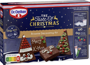 Set za dekoriranje Dr. Oetker, božični brownie, 519 g