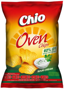 Čips Chio Oven, kisla smetana, 125 g