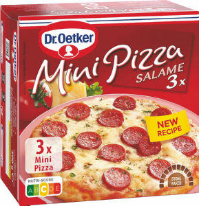 Pizza Dr. Oetker, salama, mini, zamrznjena, 318 g