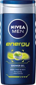 Gel za prhanje Nivea Men, energy, 250 ml