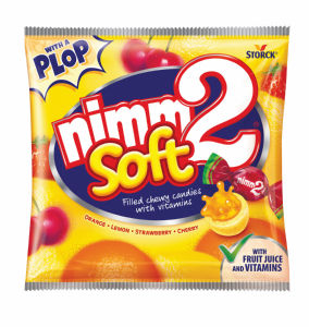 Bonboni Nimm2, soft polnjen, z vitamini, 90 g