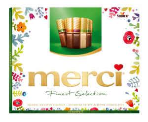 Bonbonjera Merci, knusper, finest sel., 250 g