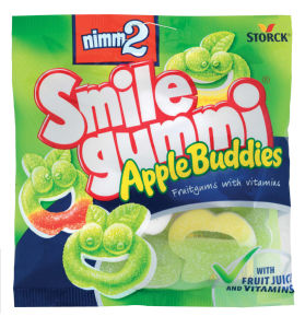 Bonboni Nimm2, Apple buddies, gumi., 90 g