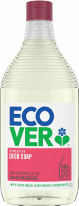 Detergent Ecover, za pomivanje posode, Sensitive, Pomegrate & Fig, 450 ml