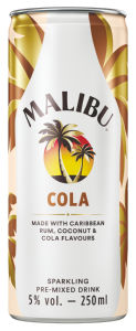 Malibu, cola, alk.5 vol%, 0,25 l