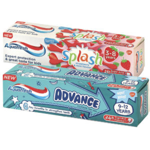 Zobna pasta Aquafresh, Advance kids, 75 ml